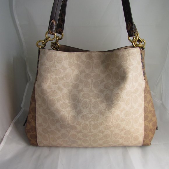 Coach signature dalton 31 shoulder bag Clearance